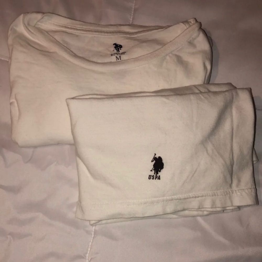 White polo shirts